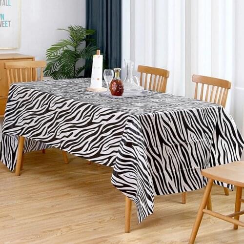 Woodland Animals Disposable Table Cloth Jungle Safari Birthday Animals Tiger Zebra 1st Birthday Party Decor Leopard Tablecloth