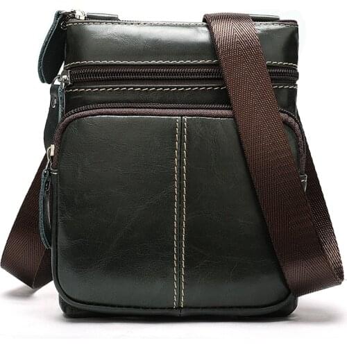 Small Male Man Crossbody Bags for Men Natural Leather Bag Messenger Bag Mens Shoulder Genuine Leather Bags Flap