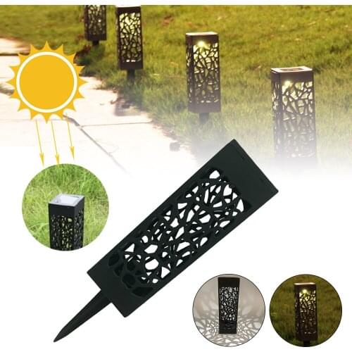 Solar Power LED Stake Lights Patio Outdoor Garden Lawn Path Lamp Waterproof