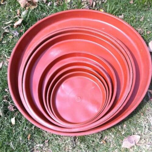 10pcs Plastic Flower plant pot Tray Garden round Pot Saucers Base stand trays Saucer Indoor Outdoor Home gardening supplies s1