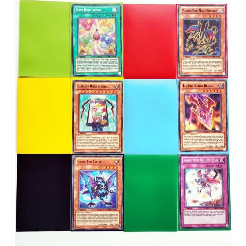 120 PCS/Lot Yu-Gi-Oh Card Sleeves Set Card Film 62X89 Protective Sleeve Liner VG Duelist City Ultraman Matte Card Set Cover