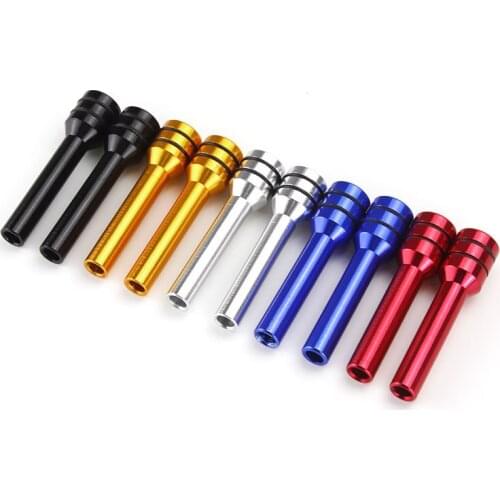 2Pcs Car Universal Door Lock Knob Pull Pins Aluminum Alloy Auto Truck Interior Door Lock Button Accessories