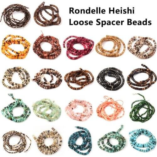 Approx 58cm Natural Shell Beads Rondelle Heishi Loose Spacer Beads For Jewelry Making DIY Bracelet Accessorries Beads For Women