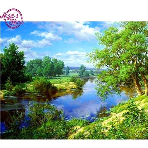 Diamond Embroidery,Scenic,Trees,Diamond Painting Cross Stitch,Rhinestones Paintings,DIY,Diamond Mosaic,Wall Decor,Gifts