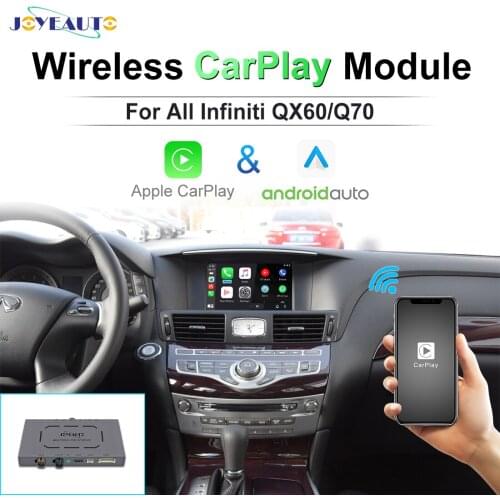 JOYEAUTO Carplay Interface For Infiniti QX60 Q70 Android Auto Wireless Apple Carplay Mirror Link Car Play Module Box Accessories