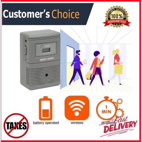 People counter simple football counter for retail shop& office with visitor chime greetings function people alarm system