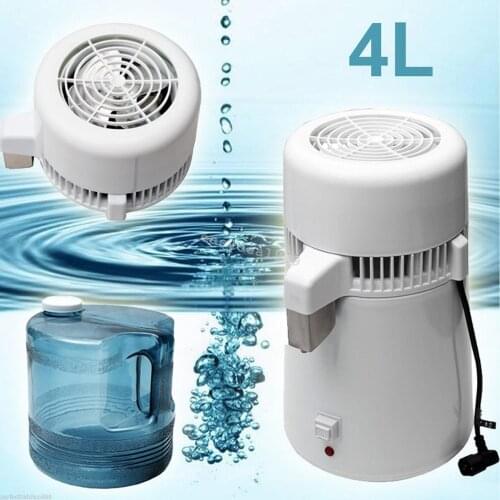 Stainless 304 4L Stainless Steel Pure Water Distiller Water Filter Distilled Water Stainless