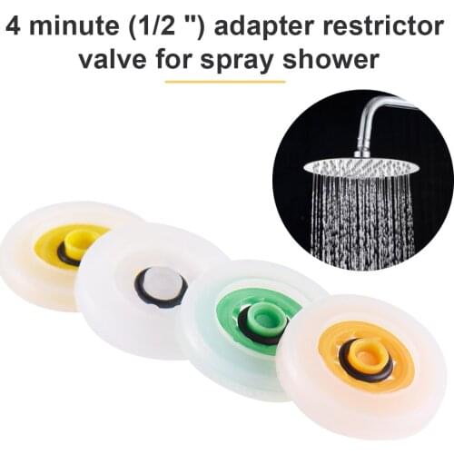 4Pcs/Set Shower Head Flow Control Valve Set Water Saver Device Flow Reducer Limiter For HA Spray Shower #W0