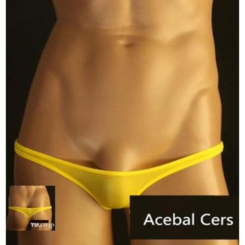 Hot Design 2019 Acebal Cers Gay Underwear Mens Low Waist Lingerie Underwear, Mens Feel Nylon Pencil Bag Underwear