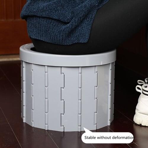 New Portable Toilet Folding Commode Seat Washable Sturdy Deodorant Car Toilet For Camping Hiking Long Trips Caravan Accessories