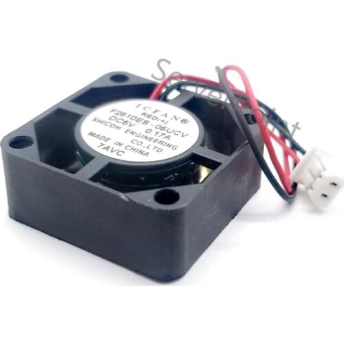 NEW for ICFAN 2510 2.5cm 0.17A F2510ES-05UCV 25*25*10mm 2 line mute mini fan
