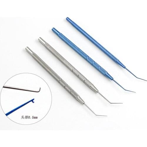Ophthalmic micro-instruments Lens Positioning Hook Positioning Hook, stainless steel titanium alloy t/round head ophthalmic posi