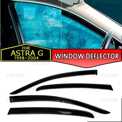 Window deflectors for Opel Astra G 1998-2004 car window deflector wind guard vent sun rain visor cover car styling