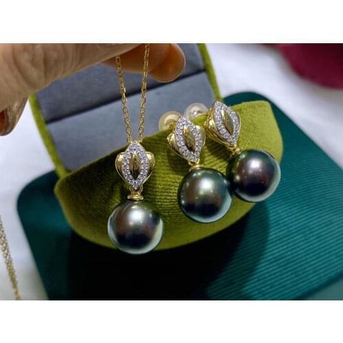 925 Sterling Silver Necklace and Earrings Set Mountings Findings Beautiful Jewelry Set Parts Fittings Womens Accessories