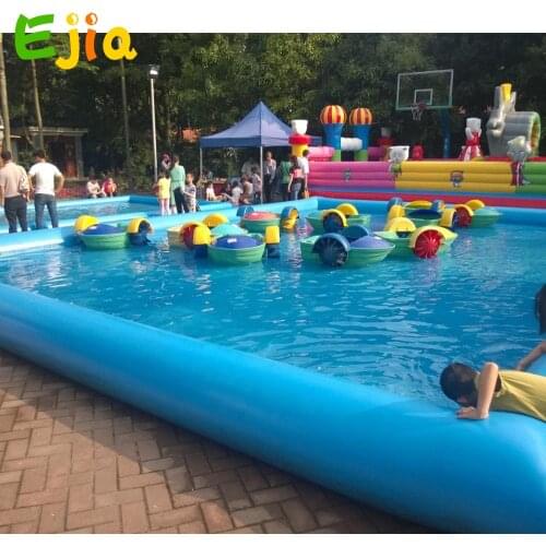 PVC Tarpaulin Customized Large Inflatable Adult Swimming Pool For Adult and Kids