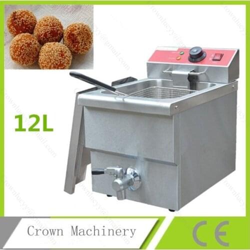 Luxury 12 Liter 220V Commercial Deep Fryer; French fries fryer; Chicken ect Fryer; Potato chips Deep Fry Machine