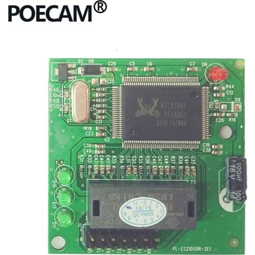 3 port Ethernet switch Network ports for 14pin header Realtek chip machine expansion mini shape size 10/100mbps rj45 lan hub