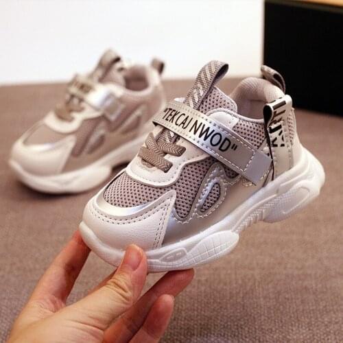 Sports Kids Sneakers Girls Casual Lightweight Infant Toddler Shoes Children Tenis Breathable Soft Non-slip Running Shoes