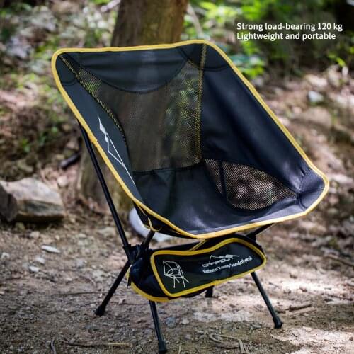 Ultralight Detachable Portable Moon Chair Lightweight Chair Folding Extended Seat Office Home Fishing Camping BBQ Garden Hiking