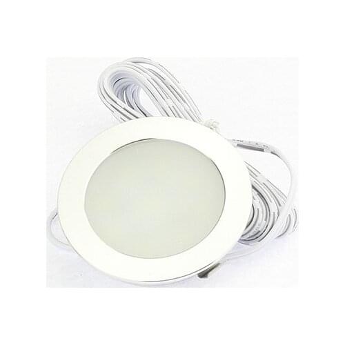 LED Recessed Puck Light 12VDC 1.8W Natural White for Home Kitchen Counter backlighting RV Marine Cabin 20W equivalent 1pcs/lot