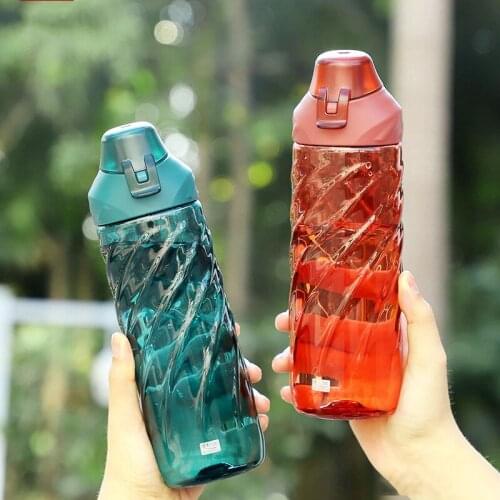 High Capacity Outdoor Movement Water Cup Tritan Plastic Water Bottle Student Botella De Agua garrafa Portable botellas Para Agua