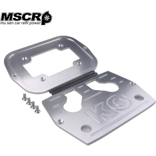 Billet Aluminum Ball Milled Battery Hold Down Tray Bracket For Optima 34/78 Black/Silver