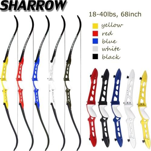 1pc Archery 68inch Recurve Bow 18-40lbs Longbow Competition Game Bow Shooting Hunting Bow And Arrow Accessories
