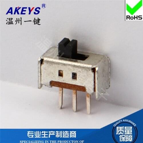 20 Pcs SS-12D09(1P2T) handle height 2MM 2-speed toggle switch No fixed foot Three-legged vertical