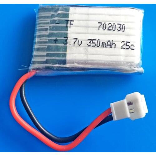 350mAh 3.7V 25C Lipo lithium polymer rechargeable Battery For Hubsan H107 H6C RC Quadcopter Helicopters RC Drone Parts 702030