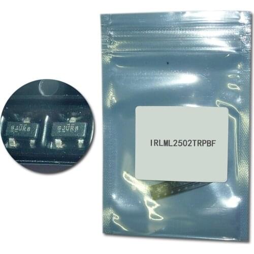50pcs/lot IRLML2502TRPBF SOT23 smd transistor kit IRLML2502 SOT-23 transistors set IRLML2502TR Power MOSFET transistor pack