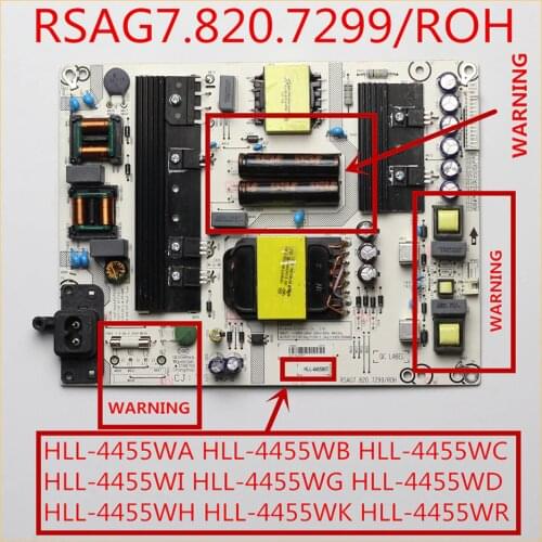 RSAG7.820.7299 ROH HLL-4455WA WB WC WI WG WD WH WK WR Power Supply Board RSAG7.820.7299/ROH Original Professional TV Accessories