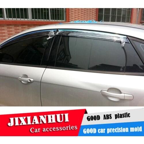 For Ford focus Window Visor For Ford focus 2012-2015 Vent Shades Sun Rain Deflector Guard 4PCS/SET Car Styling