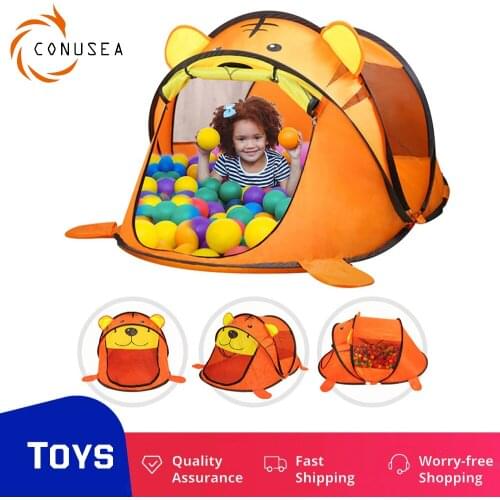 Toy Tents Folding Childrens Tent for Children Animal Play House Game Portable Outdoor Room Princess Castle Toys for Girl Kids