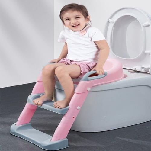 Boys Girls Baby Ladder Potty Toilet Training Seat Staircase Type Pot for Children Nursery Pots Toddler Urinal Seat