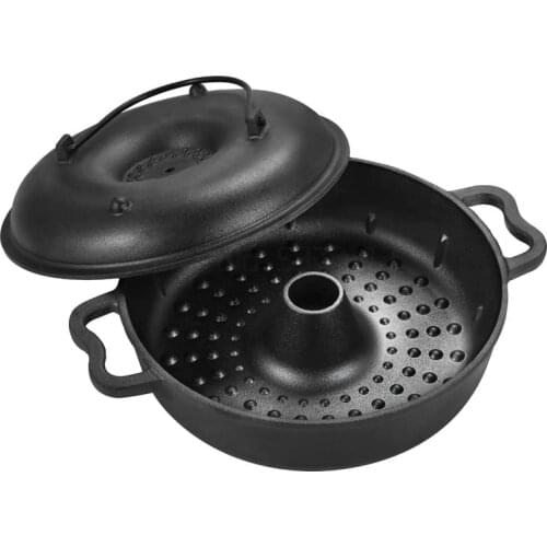 Household roast pot with thickened cast iron pot baked potatoes sweet potatoes barbecue pot kitchen pot cookware pig grill