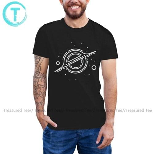 Interstellar T Shirt Gargantua T-Shirt Short-Sleeve Casual Tee Shirt XXX Funny Cotton Men Graphic Tshirt