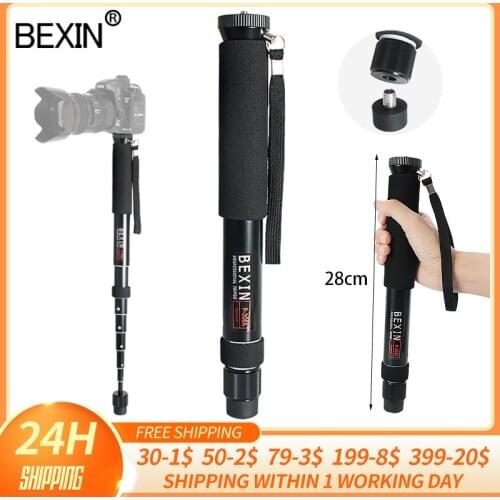 Flexible Lightweight Camera Monopod Travel Portable Mini Pocket Dslr Camera Mount Monopod For Nikon Sony Digital Camera