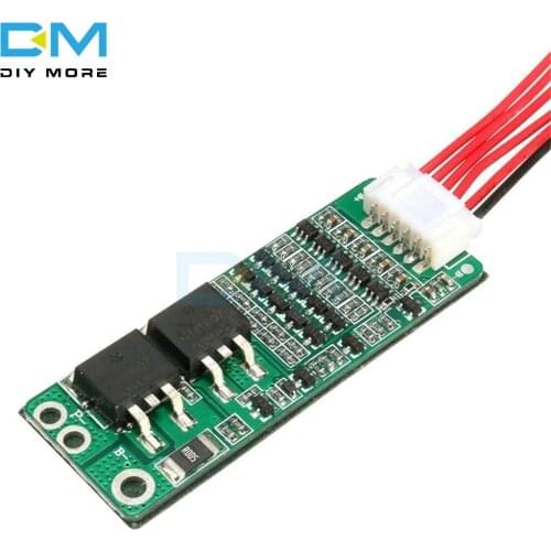 5S 15A Li-ion Lithium Battery BMS 18650 Charger Protection Board 18V 21V Circuit Short Current Cell Protection With Wire BMS