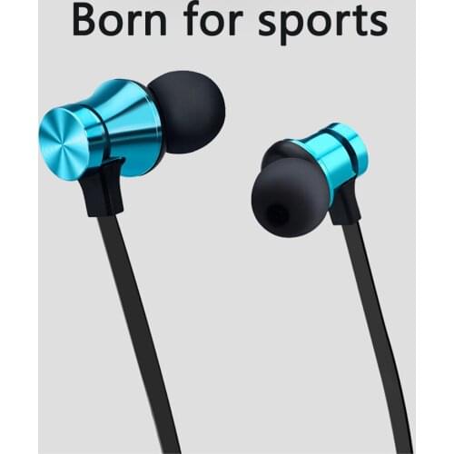 10pcs Magnetic Wireless bluetooth Earphone Stereo with Mic headset Phone Neckband sport Earbuds Earphone For iPh Samsung
