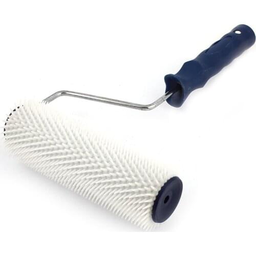 7" plastic handle Spiked Roller Tool Sets Multifunctional Paint Roller Brush Household Use Wall Brushes