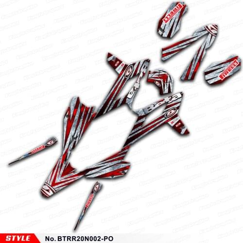 AFTERMARKET MX Decals Dirt Bike Décor for Beta RR 125 250 300 350 390 430 480 2020 2021, Style No. BTRR20N002-PO