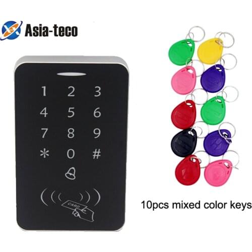 125Khz RFID Access Control System Security Proximity Entry Door Lock RFID/EM Keypad Card Access Control Door Opener