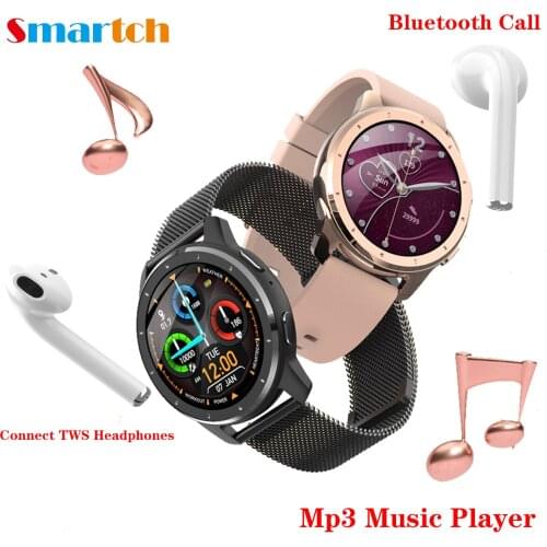 MX11 Smart Watch Women MP3 Music Play Earphone Bluetooth Call Waterproof Message Heart Rate Sport Blood Preasure SmartWatch Men