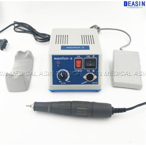 Dental Lab MARATHON Micromotor Machine N3 + 35K RPM SDE-H37L1 Polishing Handpiece Saeyang