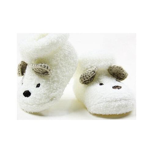 New Warm Socks Unisex Baby Boy Girls Infant Cute Bear Crib Warm Shoes