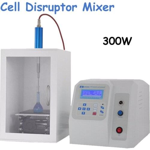 300W Ultrasonic Homogenizer Sonicator Processor 0.15- 200ml Cell Disruptor Mixer Analysis Of Ultrasonic Processor FS-300N