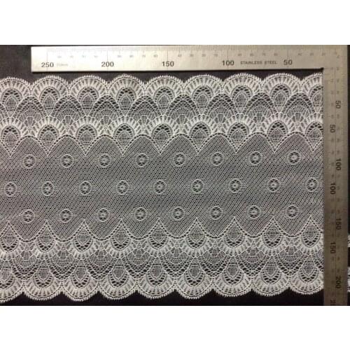 19cm hot selling symmetrical shell edge lace trim,BB0826A