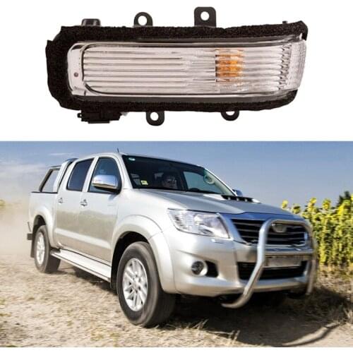 Car Side Rearview Mirror Turn Signal Side Mirror Light for Toyota Hilux 2012-2014 81730-0K010 81740-0K010