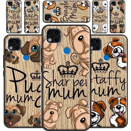 Staffy Beagle Poodle Rottweiler Mum Dog Case For Xiaomi Redmi Note 10 Pro Note 9S 8T 8 9 Pro Phone Cover For Redmi 9 9T 9A 9C 8A