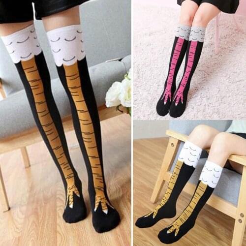 3D Paw Printing Girls Ladies Women Thigh High Over Knee Stockings Long Cotton Stocking Leg Warmers